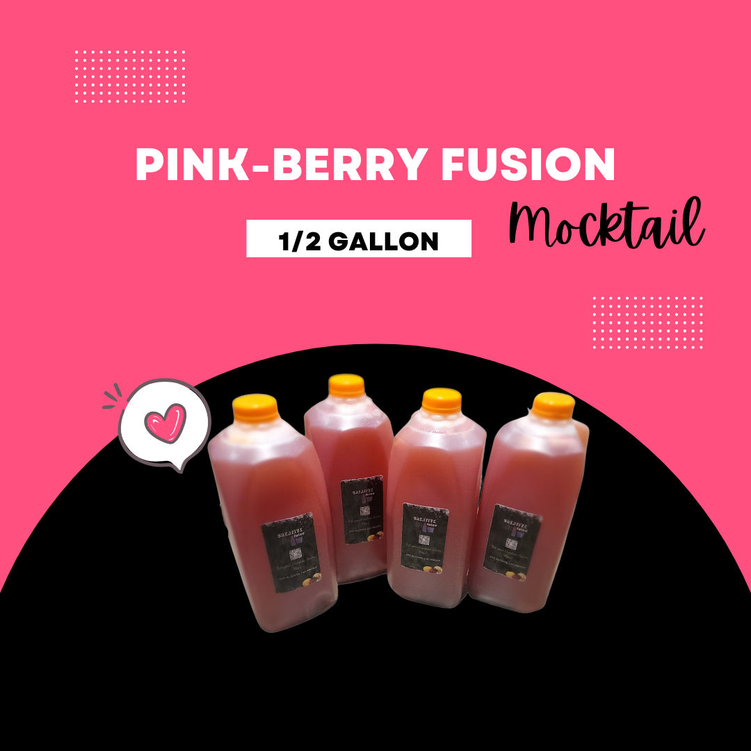 Pink-Berry Fusion (1/2 Gallon) (Mocktail)