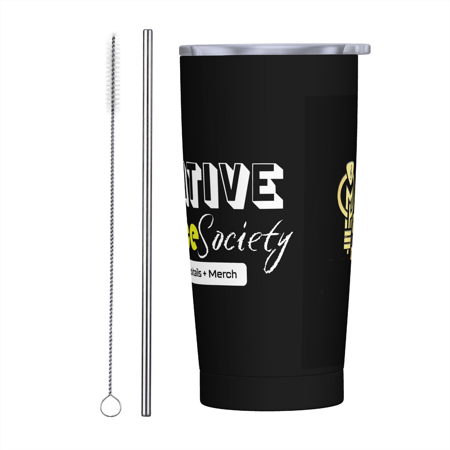 CMSMG/CJS Stainless Steel Straw Lid Cup