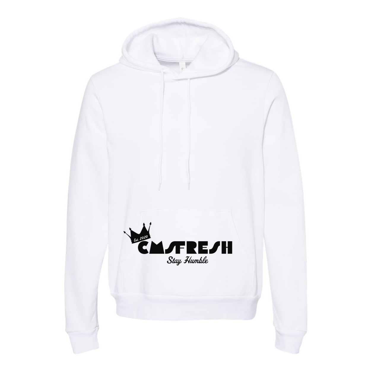 Black Logo Unisex Sponge Fleece Hoodie