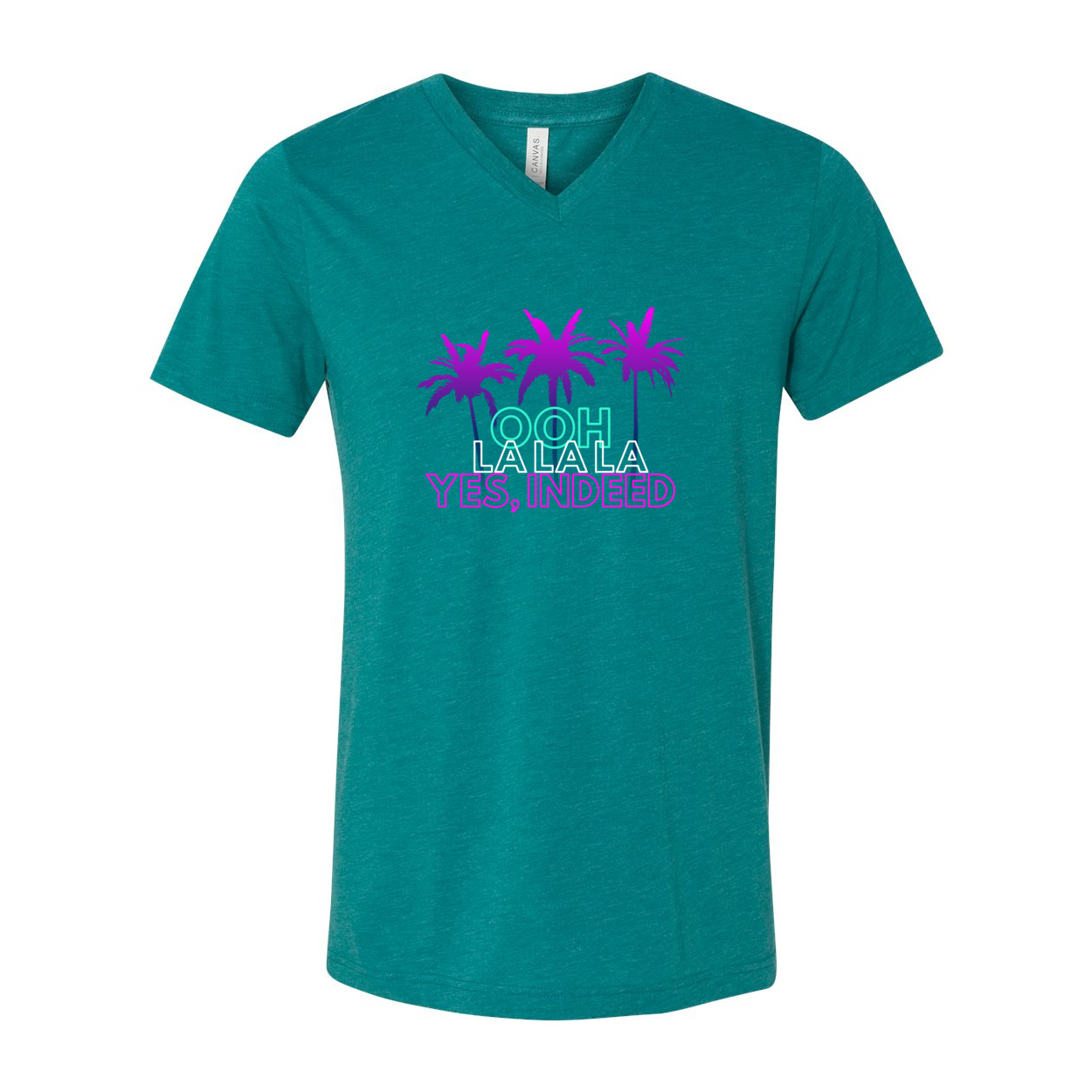 Miami Trees | Short Sleeve Unisex V-Neck
