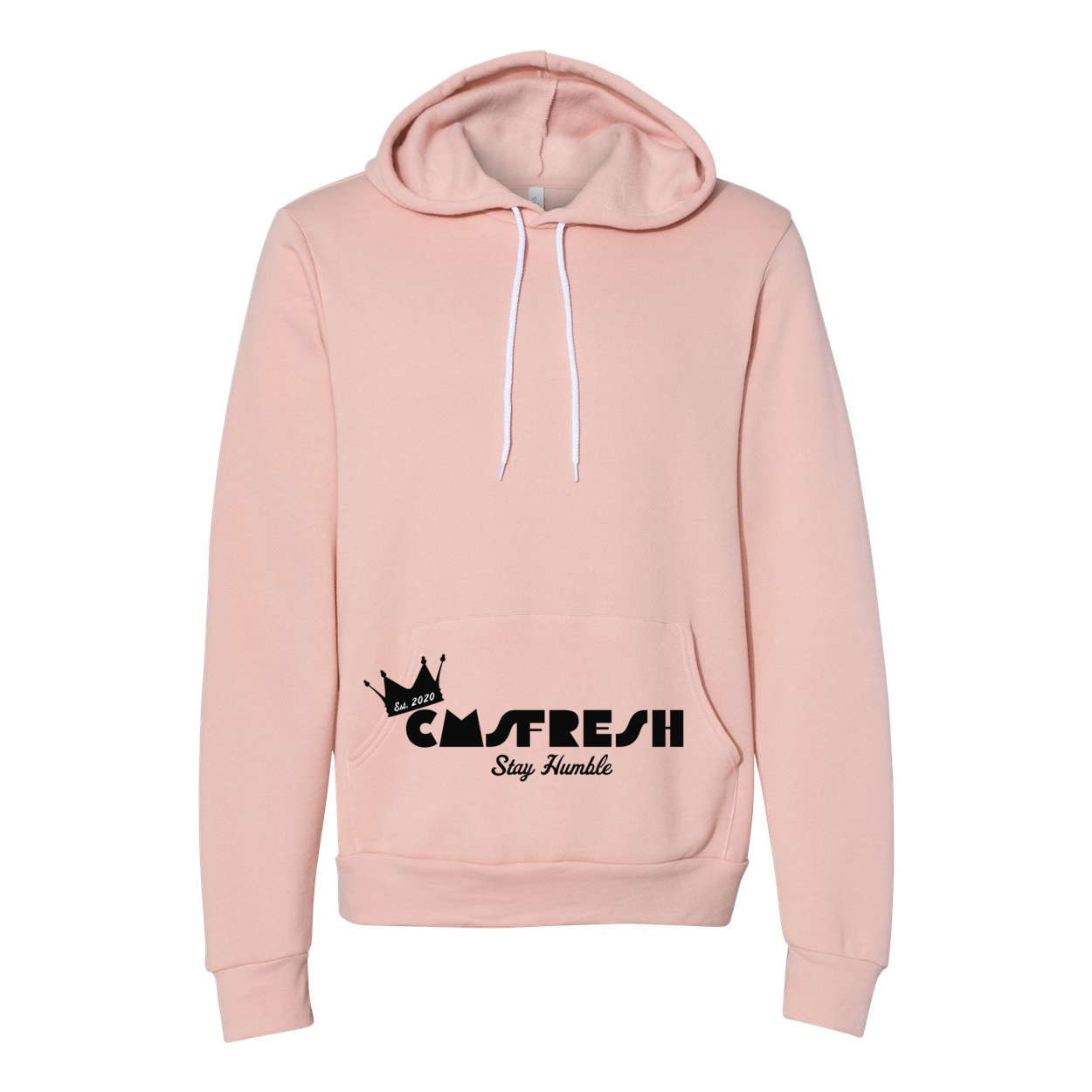 Black Logo Unisex Sponge Fleece Hoodie