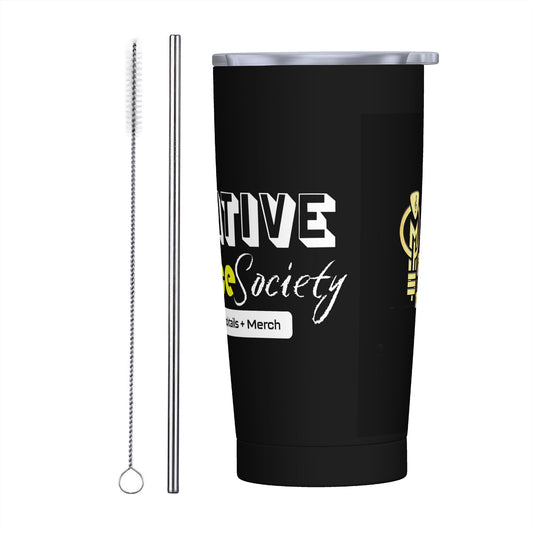 CMSMG/CJS Stainless Steel Straw Lid Cup