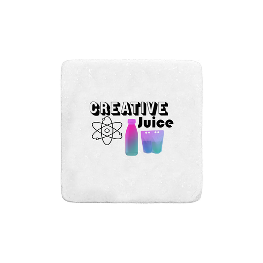 Creative Juice Stone Coaster Carrera White